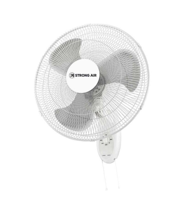 VENTILADOR STRONG AIR / ELECTROHOME FW45-13Q PARED/PIOLA BLANCO 18"