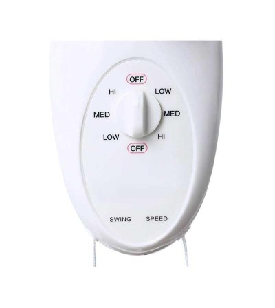 VENTILADOR STRONG AIR / ELECTROHOME FW45-13Q PARED/PIOLA BLANCO 18"