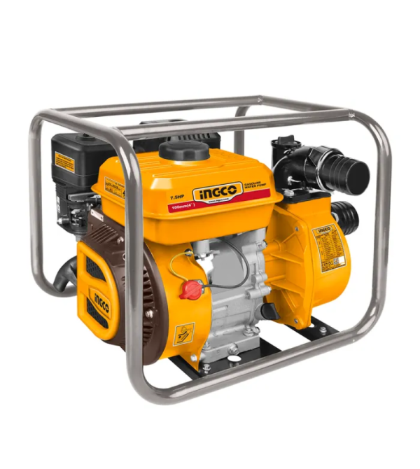 BOMBA DE AGUA INGCO GWP412 A GASOLINA 7.5HP 4" 1500L/MIN