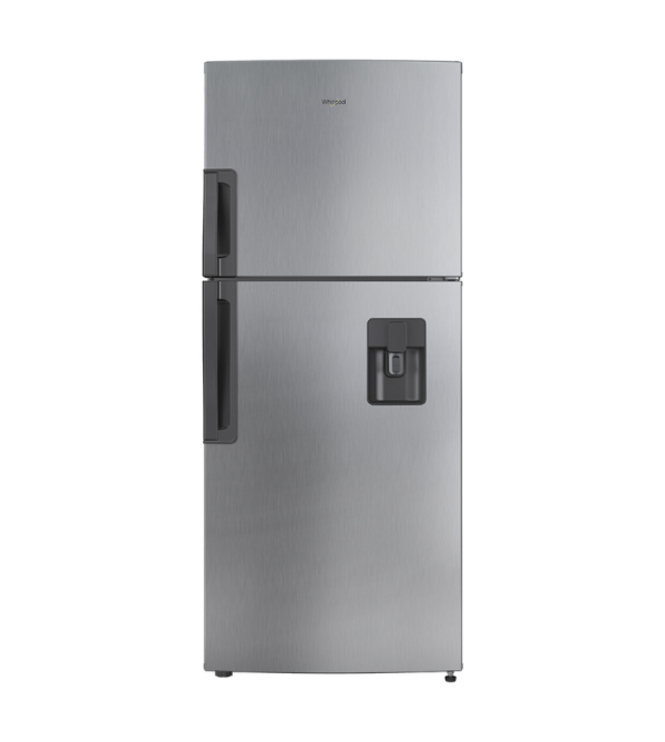 REFRIGERADORA WHIRLPOOL WRJ43AKTWW C/DISPENSADOR 398LT CROMA 