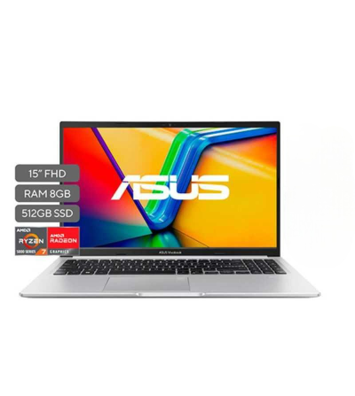 LAPTOP ASUS VB R7 5825U 8GB 512SSD 15.6" M1502YA-NJ649