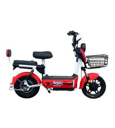 MOTO ELECTRICA BENETY SPEED CON CANASTA 500W 