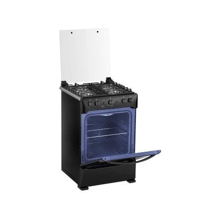 COCINA INDURAMA FERRARA MAXGRILL 4Q ZAFIRO NEGRO