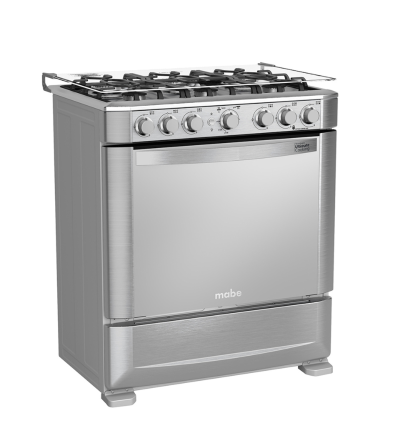 COCINA MABE EM7640FX1 6Q GRILL INOX 