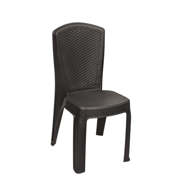 SILLA PICA RATAN LUX SIN BRAZOS CAFE 