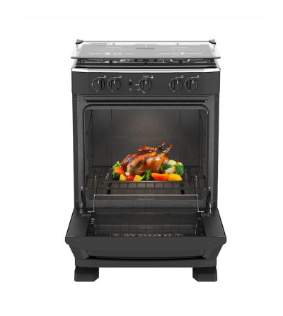 COCINA MABE EM6040FN0 4Q NEGRO 