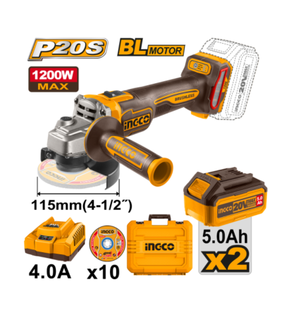 COMBO INGCO AMOLADORA ANGULAR 4 1/2"