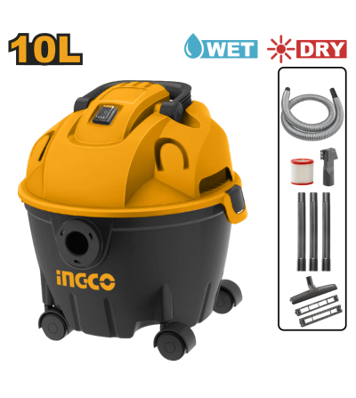 ASPIRADORA INGCO 10L UVC12101 1200W