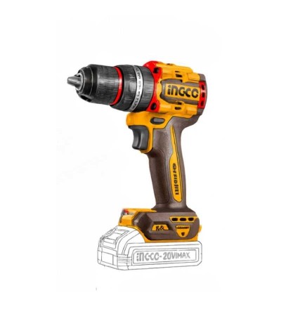 COMBO TALADRO INALAMBRICO 1/2" 20V 66N.M ATORNILLADOR DE IMPACTO 1/4" BL 20V 285N.M UCKLI20277 INGCO