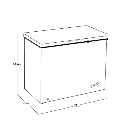 CONGELADOR ELECTROLUX EFCC32A6HQW 316LT BLANCO