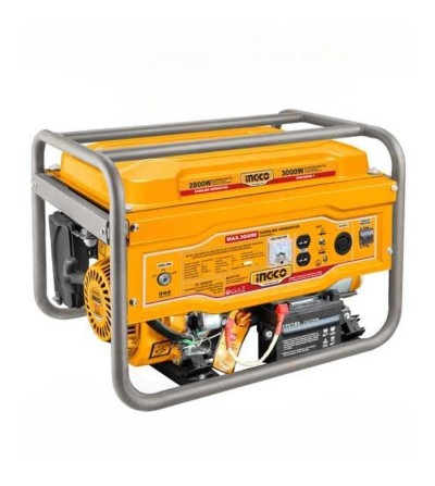 GENERADOR INGCO UGE30005-1 ELECTRICO A GASOLINA C/SUICH 110V 8.3A 12V 