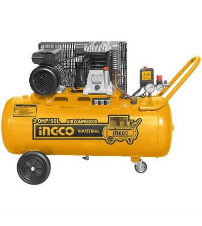 COMPRESOR AIRE INGCO UAC300508 3HP 50L CON BANDA