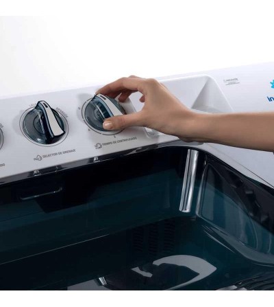 LAVADORA INDURAMA LRI-18BLSA  DOBLE TINA 18KG