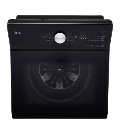 LAVADORA LG WT23OBTX6 INVERTER CARGA SUPERIOR 23KG ONIX BLACK