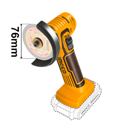 AMOLADORA INGCO CAGLI7601K 3" 20V