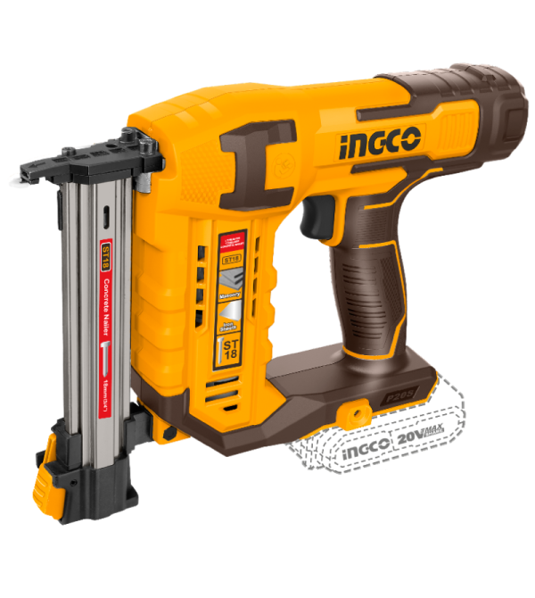 CLAVADORA INGCO CSTLI3805K INALAMBRICA IONES DE LITIO 18MM 20V 