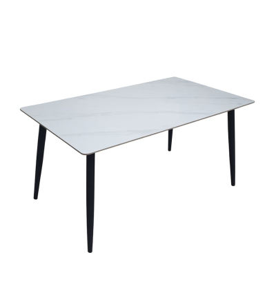 MESA RENOVA 814W PIEDRA SINTERIZADA 140*80*75CM BLANCO 