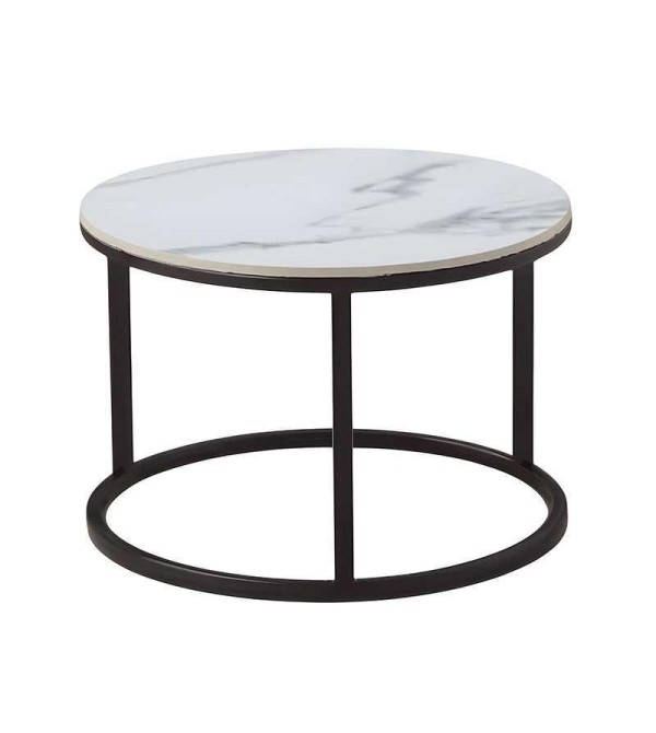 MESA CENTRO RENOVA CT03S-4 60*40 BLANCO/NEGRO