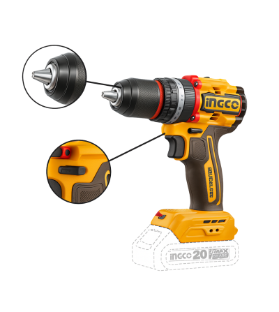 TALADRO INGCO UCIDLI20558 IMPACTO 1/2" 20V