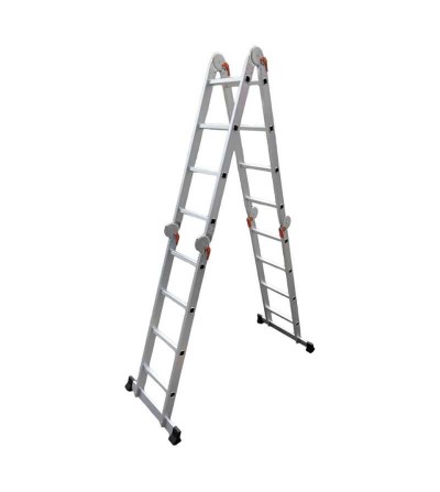 ESCALERA INDALUM MULTIUSOS 4X4 PELDAÑOS SIN PLATAFORMA