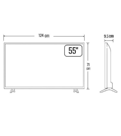 TELEVISOR RCA LED55RCA684GT 55" 4K 