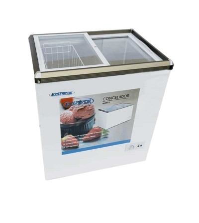 CONGELADOR CONTINENTAL SD210Q TAPA VIDRIO 210LT BLANCO