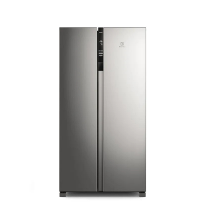 REFRIGERADORA  ELECTROLUX ERSA44V6HVG SIDE 442LT CROMA