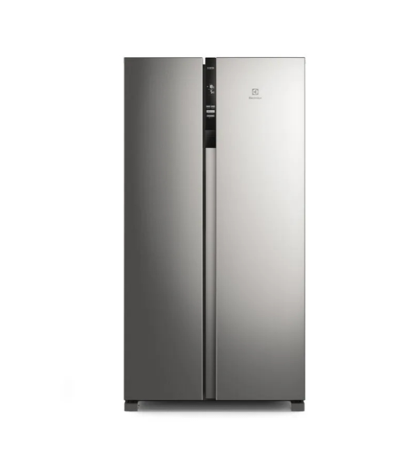 REFRIGERADORA  ELECTROLUX ERSA44V6HVG SIDE 442LT CROMA
