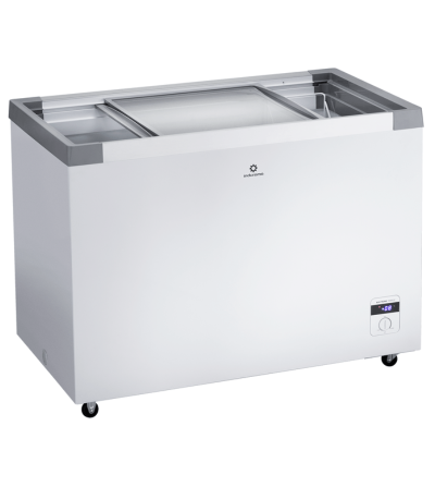 CONGELADOR INDURAMA CI-299 TAPA VIDRIO 306LT BLANCO