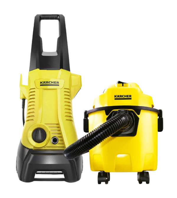 HIDROLAVADORA KARCHER K2 MX + ASPIRADORA KARCHER WDL 1