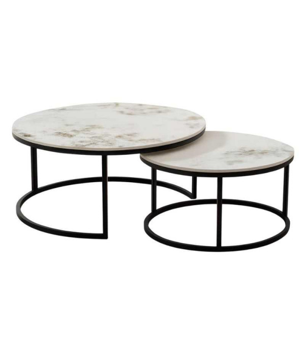 MESA CENTRO RENOVA C809 80*45+60*40 PANDORA/NEGRO