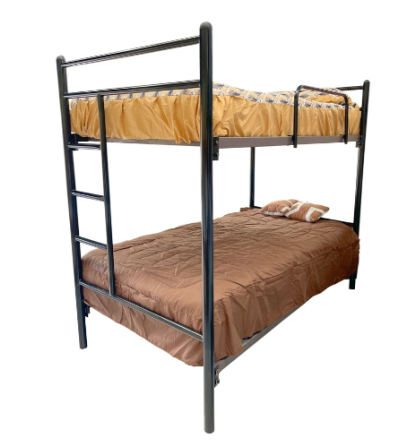 CAMA LITERA EUROFERRO BARI 1 1/2 - 1 1/2 PZ NEGRO 