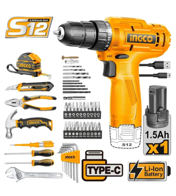HERRAMIENTA INGCO HKTHP10891 KIT *89PZ