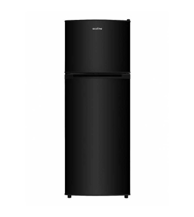 REFRIGERADORA ECOLINE  262LT 9P SIN DISPENSADOR NEGRO