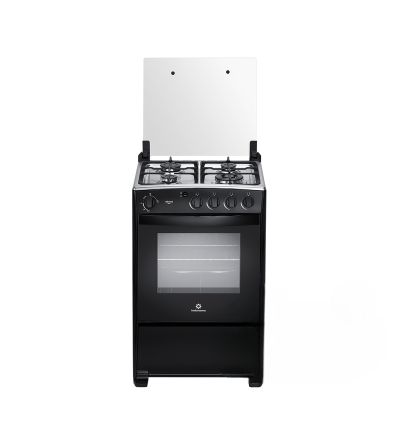 COCINA INDURAMA MERIDA BLACK QUARZO 24" 4Q NEGRO