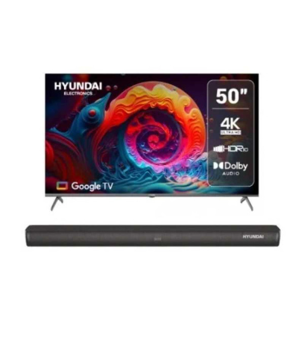 TELEVISOR HYUNDAI HYLED5024G C/BARRA SONIDO 50" GOOGLE TV