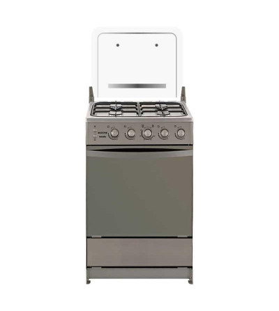 COCINA ECOLINE AMALIA 4Q 21" CROMA INOXIDABLE