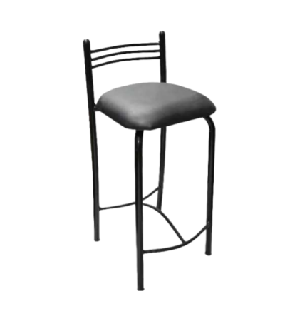 TABURETE EUROFERRO TURIN NEGRO                         