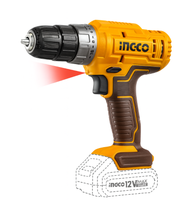 TALADRO INGCO UCDLI1218 INALAMBRICO 3/8" 12V 