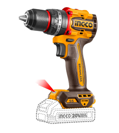 TALADRO INGCO UCIDLI20558 IMPACTO 1/2" 20V