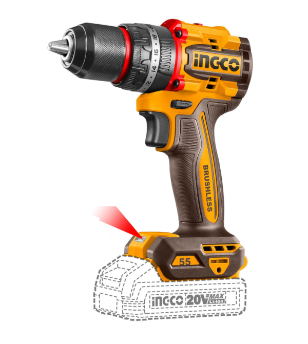 TALADRO INGCO UCIDLI20558 IMPACTO 1/2" 20V