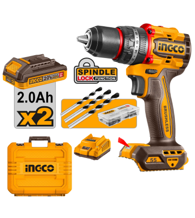 TALADRO INGCO UCIDLI20558 IMPACTO 1/2" 20V