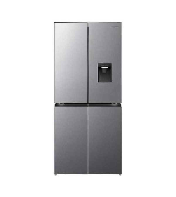 REFRIGERADORA HISENSE RQ3P431NMDA CROSS DOOR C/DISPENSADOR DE AGUA 465LT INOX 