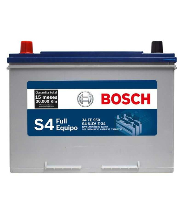 BATERIA BOSCH S4 34 FULL EQUIPO TIPO AMERICANA
