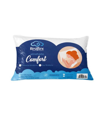 ALMOHADA RESIFLEX CONFORT 40*60