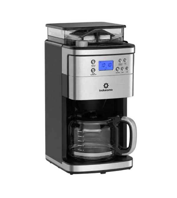 CAFETERA INDURAMA MCI-CR CON MOLINO 12 TZ CROMA