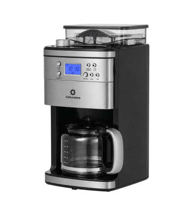CAFETERA INDURAMA MCI-CR CON MOLINO 12 TZ CROMA