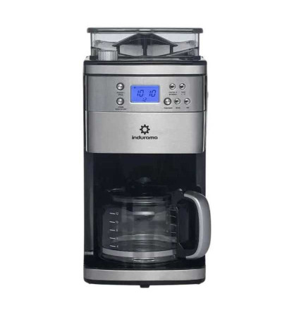 CAFETERA INDURAMA MCI-CR CON MOLINO 12 TZ CROMA