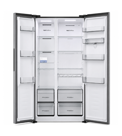 REFRIGERADORA HISENSE RS3P558NMCB SIDE BY SIDE 529LT CROMA  
