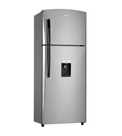 REFRIGERADORA INNOVA GLACIAR 370 CNF C/DISPENSADOR 370LT CROMA 